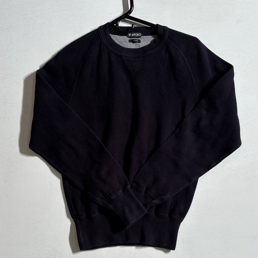 Tom Ford Men's Black Crewneck Sweater
